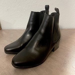 Black booties from target